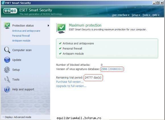 unique to eset smart security and eset nod32 antivirus v3.0:
 hands-on service  all eset customers