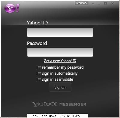 for xp users download this setup and install it to make yahoo messenger for vista work in windows xp
