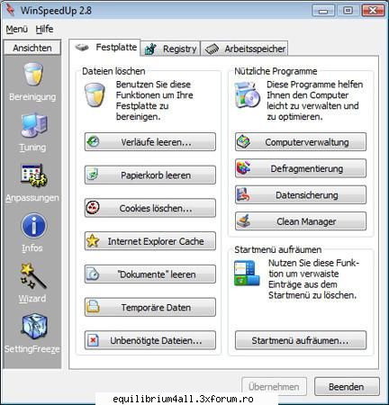 WinSpeedUp 2.8 - WinSpeedUp 2.8 WinSpeedUp is a tuning and - >>New Softwarez<<